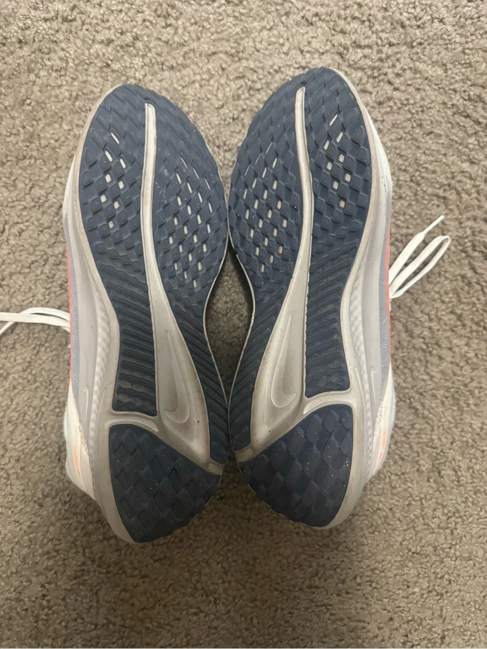 Nike Men Quest 5 Sail Total Orange Blue DD0204-103 Shoes Sneakers